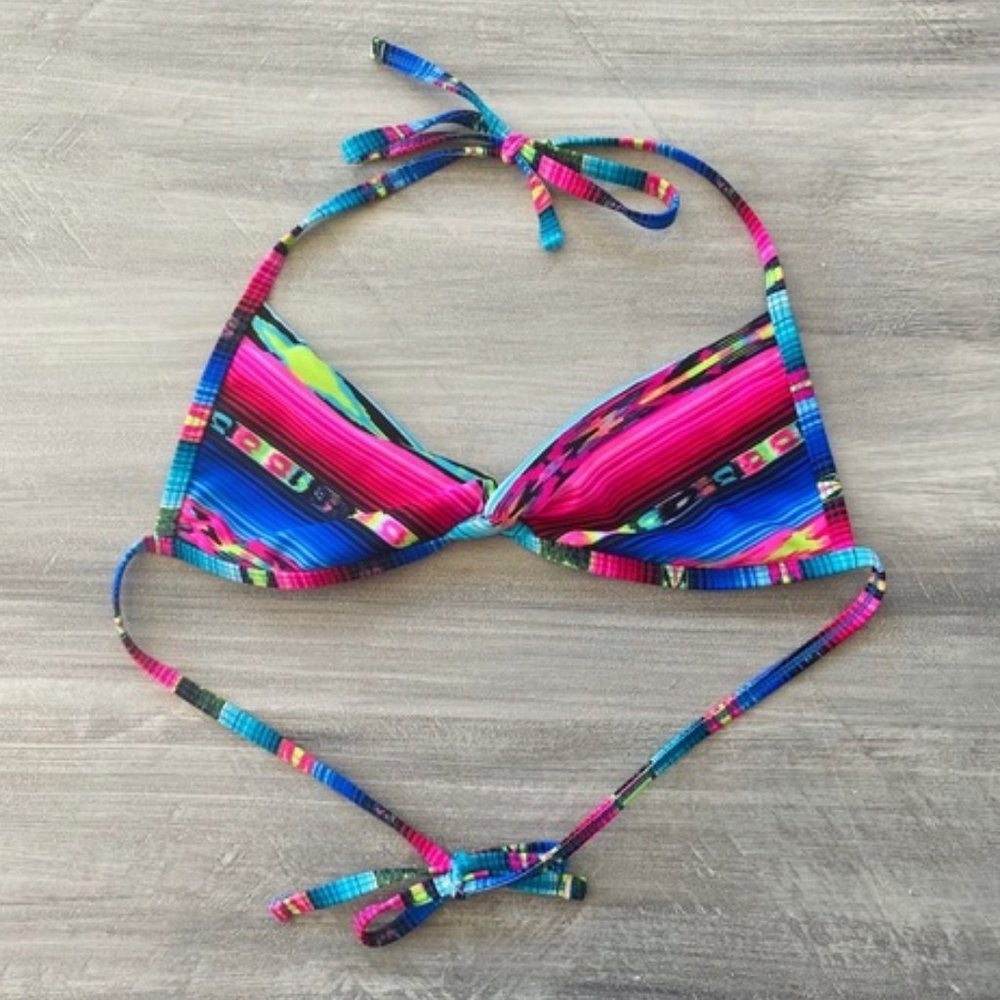 Vibrantly Colored BIkini Top
